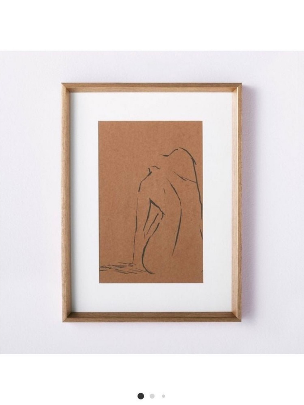 Woman Figural Sketch Framed Wall Art - Threshold designed with studio mcgee